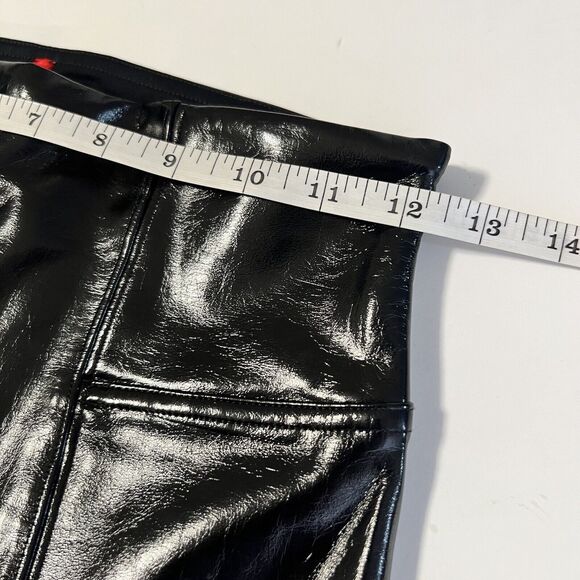Spanx Sz S Faux Patent Leather Leggings in Classic Black - Picture 10 of 10
